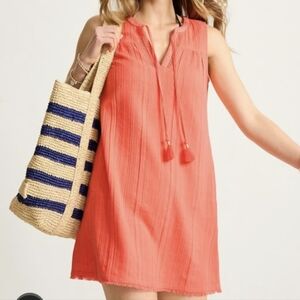 Tommy Bahama Coral Textured Dress